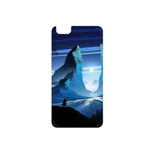 MAHOOT Blue Mountains Digital Art Cover Sticker for Honor 4X