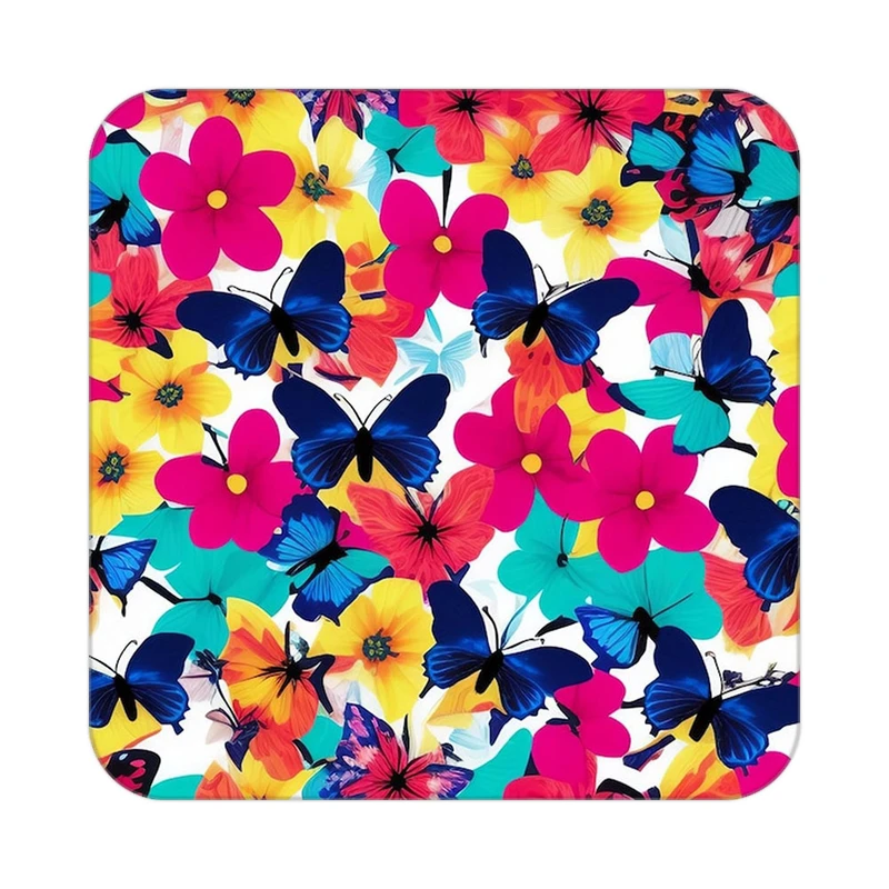 زیر لیوانی کاکتی طرح گل مدل mp17712