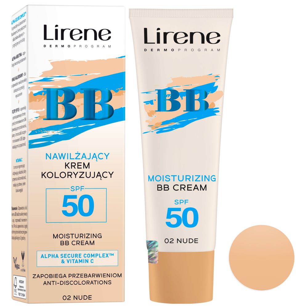 کرم پودر BB لایرن مدل Fusion Water شماره 02 حجم 30 میلی لیتر