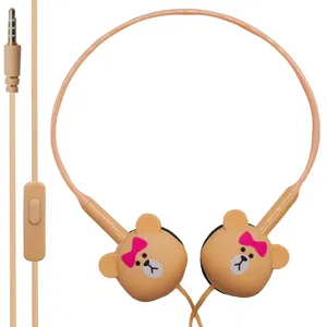 هدفون طرح فانتزی خرسی مدل Girl-KN-200 