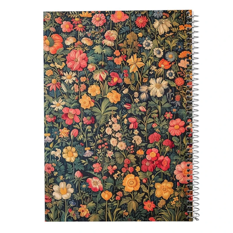 دفتر شطرنجی 50 برگ مدوپد طرح گل کد DF15980