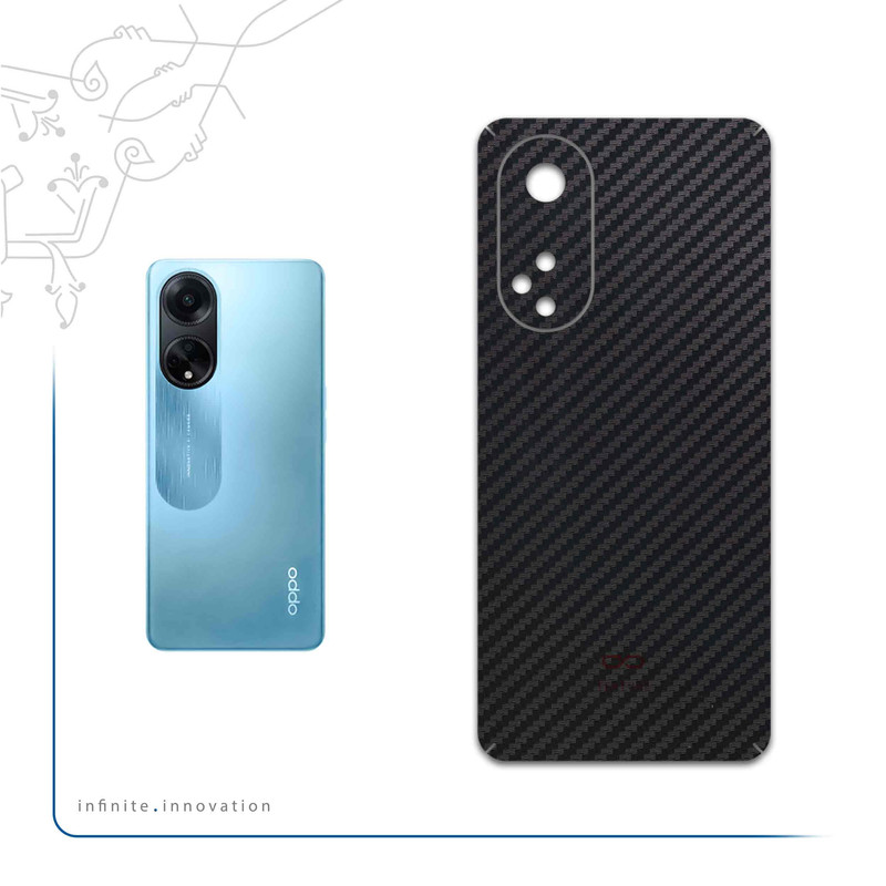 برچسب پوششی ماهوت مدل Carbon-Fiber مناسب برای گوشی موبایل اپو A98