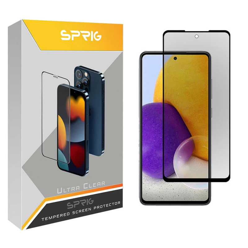 محافظ صفحه نمایش حریم شخصی اسپریگ مدل PRVSP مناسب برای گوشی موبایل سامسونگ Galaxy A52 5G