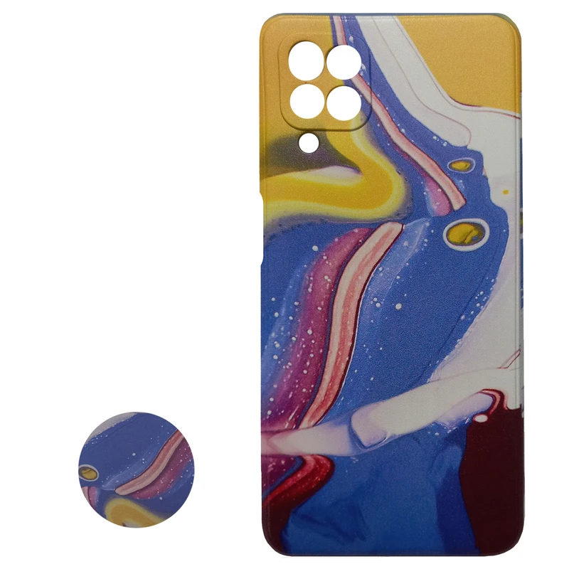 کاور مدل M0020 مناسب برای گوشی موبایل سامسونگ Galaxy A12 به همراه پاپ سوکت