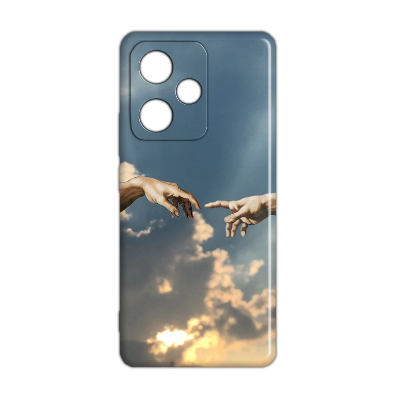 کاور مدل دست آفرینش کد 372 مناسب برای گوشی موبایل شیائومی Redmi 13