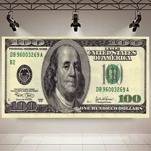 تابلو شاسی طرح اسکناس صد دلاری کد AR3960