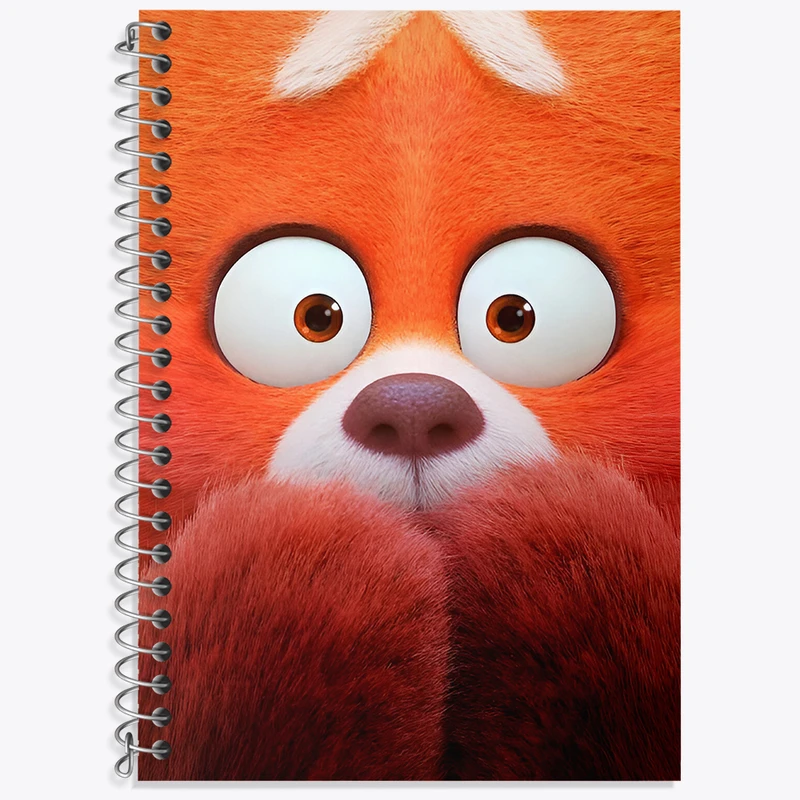 دفتر نت موسیقی 50 برگ خندالو طرح قرمز شدن (Turning Red) کد N5358