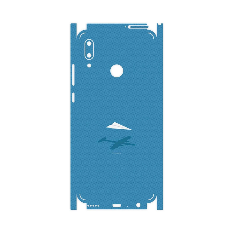 برچسب پوششی ماهوت مدل Minimal Paper Airplane-FullSkin مناسب برای گوشی موبایل هوآوی P Smart 2019