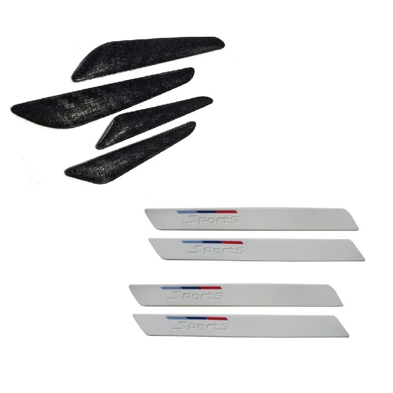 ضربه گیر سپر و ضربه گیر درب خودرو طرح SPORT مجموعه 8 عددی