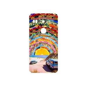 MAHOOT Collage of Orange Sky Cover Sticker for Google Nexus 5X