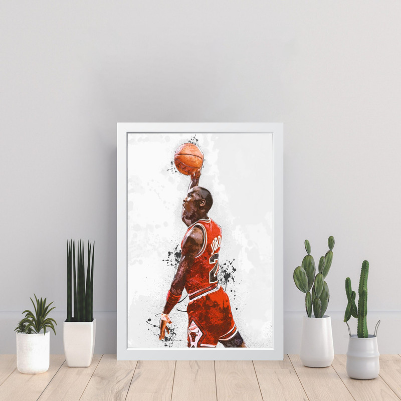تابلو مدل مایکل جردن Michael Jordan کد S0129-w تابلو مدل مایکل جردن Michael Jordan کد S0129-w