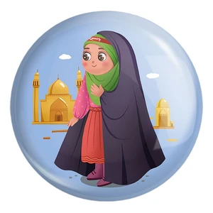 پیکسل خندالو طرح کودکانه محرم و اربعین امام حسین کد 7683 مدل بزرگ