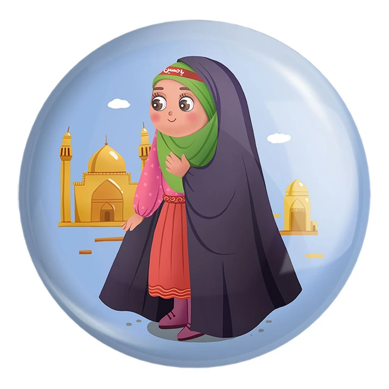 پیکسل خندالو طرح کودکانه محرم و اربعین امام حسین کد 7683 مدل بزرگ