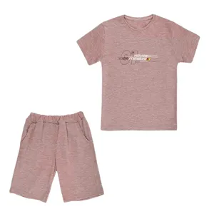 ست تی شرت و شلوارک بچگانه نیل کوک مدل Basic kids Home-wear S