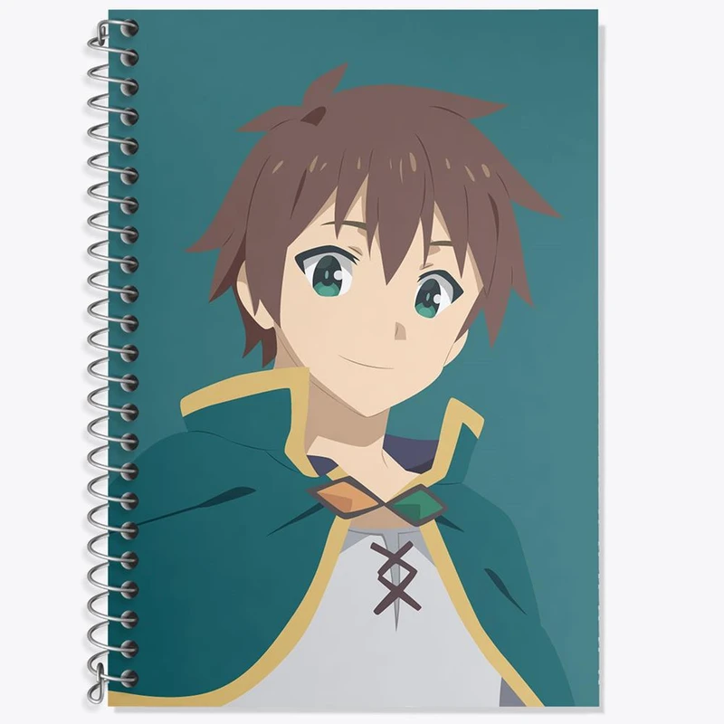 دفتر لغت 50 برگ خندالو مدل کازوما ساتو انیمه کونوسوبا Konosuba کد 27165