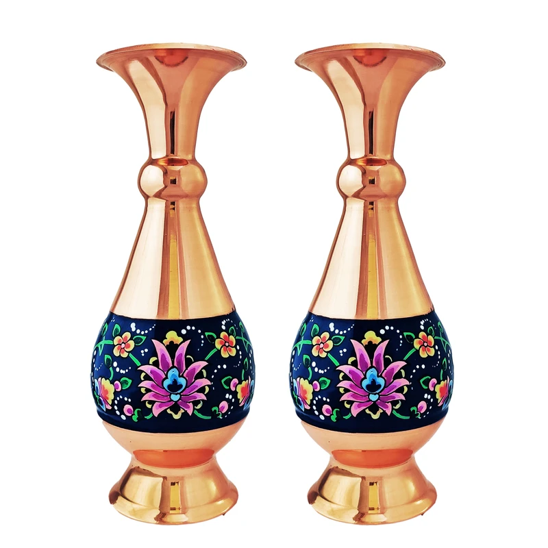 گلدان مسی مدل پرداز کد JR 16 بسته 2 عددی