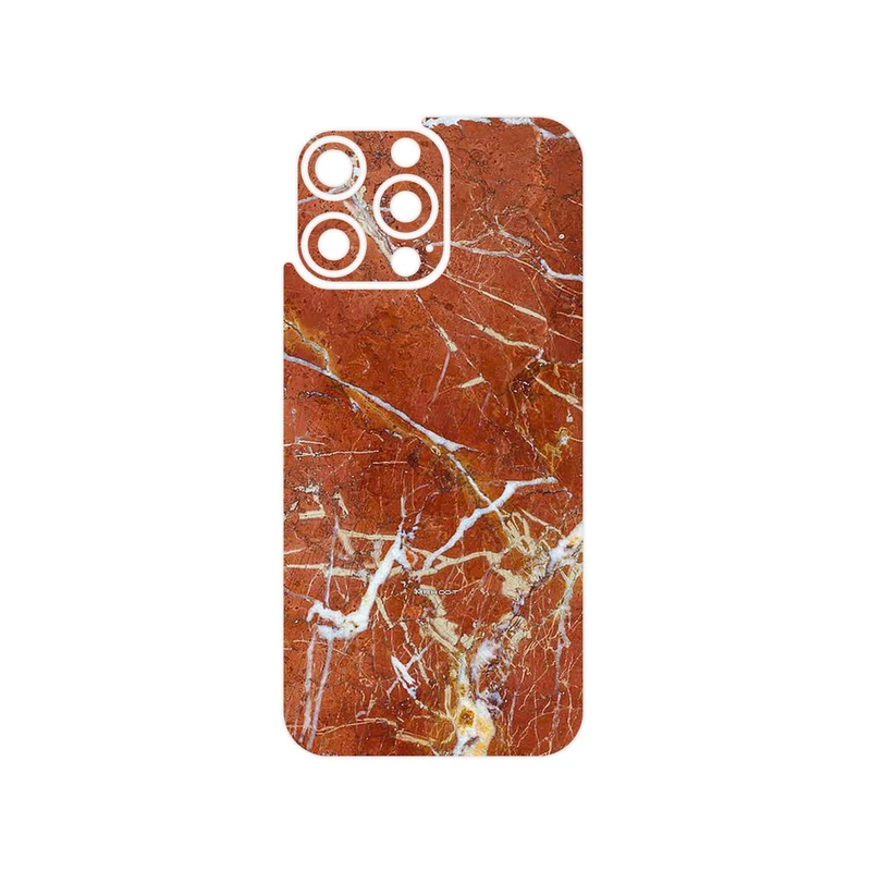 برچسب پوششی ماهوت مدل Red Marble مناسب برای گوشی موبایل اپل iPhone 16 Pro Max