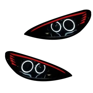  چراغ جلو خودرو گروه پژوهش صنعت مدرن مدل Bakster-WR مناسب برای پژو 206 بسته دو عددی 