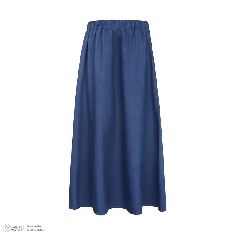 دامن جین راسته زنانه رخت پارسی مدل 100 رنگ آبی