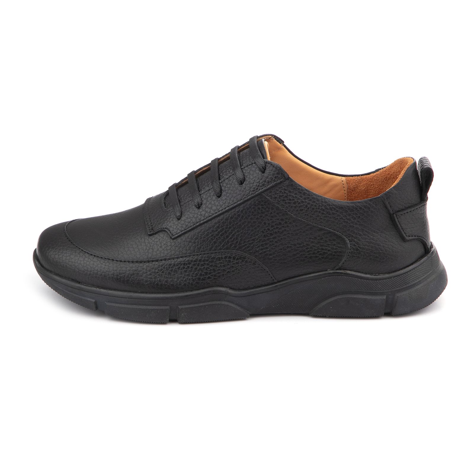 کفش روزمره مردانه کایا چرم مدل K200-black -  - 1