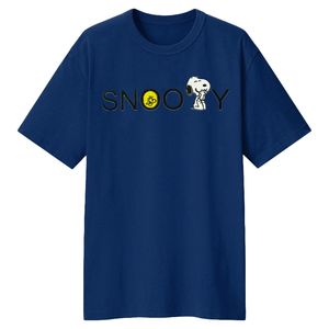 تی‌شرت لانگ آستین کوتاه زنانه مدل چاپ اسنوپی کد A1084-N