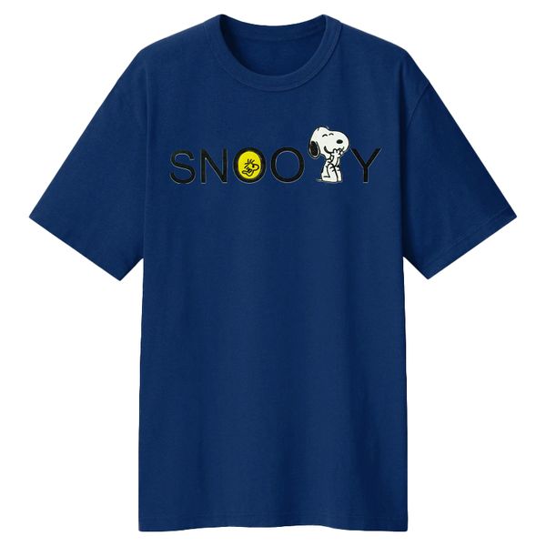 تی‌شرت لانگ آستین کوتاه زنانه مدل چاپ اسنوپی کد A1084-N