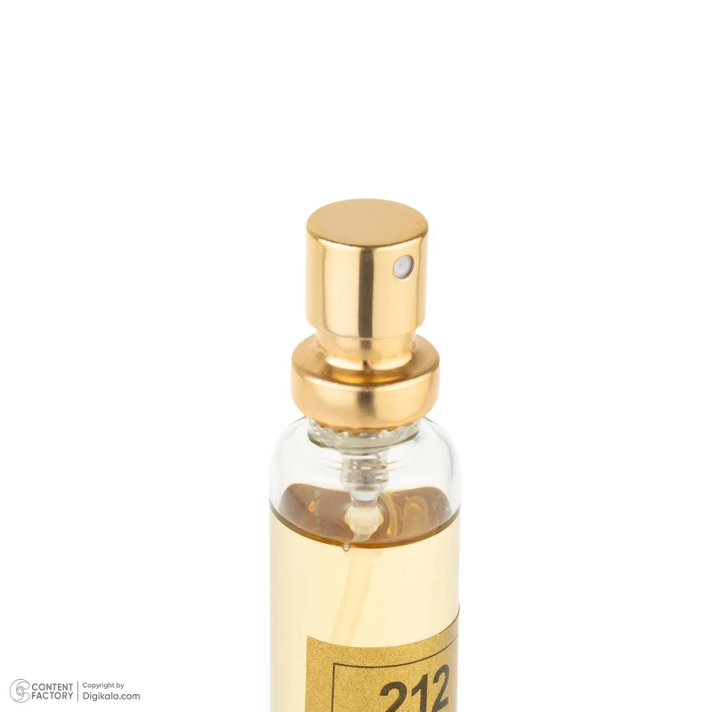 عطر جیبی زنانه صندل مدل 212 VIP WOMEN با رایحه گرم، خوراکی، طبیعت، شرقی، گلی حجم 25 میلی‌لیتر