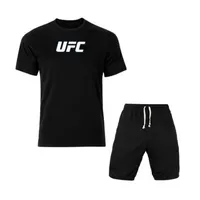 ست تی&zwnj;شرت آستین کوتاه و شلوارک ورزشی مردانه اولسون مدل Ufc05