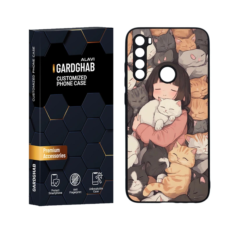 کاور گارد قاب علوی مدل دورژله ای فانتزی مناسب برای گوشی موبایل شیائومی Redmi Note 8