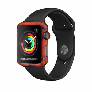 MAHOOT Red_Flower Cover Sticker for Apple Watch Watch 3 42mm