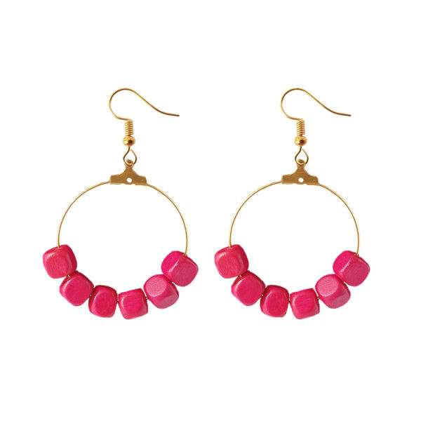 گوشواره طرح مربع کد AL_BKH