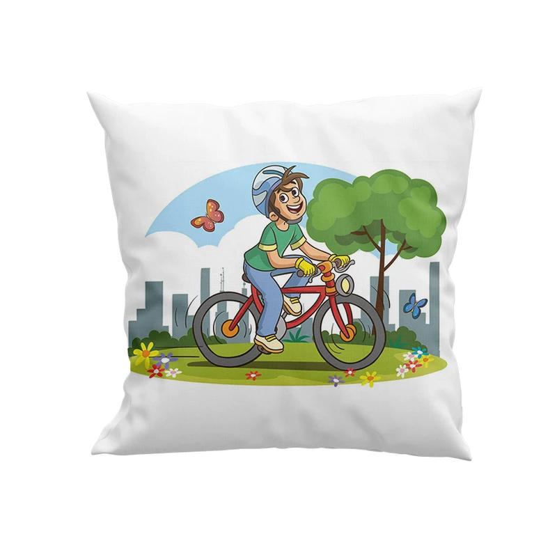 کوسن پاد آفرین مدل پسر دوچرخه سوار کد DKK734