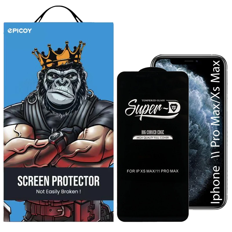 محافظ صفحه نمایش اپیکوی مدل Super 5D مناسب برای گوشی موبایل اپل iPhone 11 Pro Max / Xs Max