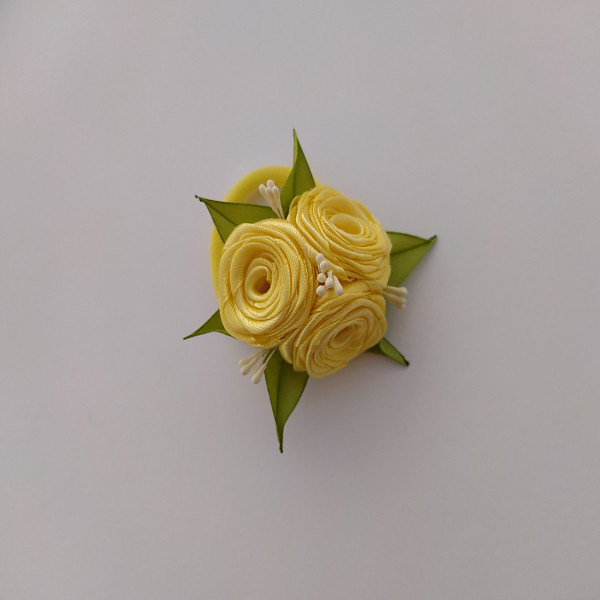 کش مو دخترانه مدل گل رز