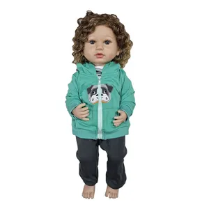 عروسک مدل دختر مو فر ارتفاع 50 سانتی متر