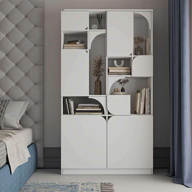 کتابخانه پنج طبقه اعیان مدل FH847
