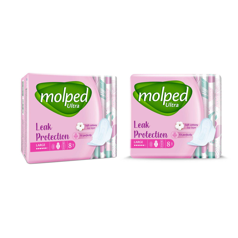 نوار بهداشتی مولپد مدل ultra بسته 8 عددی