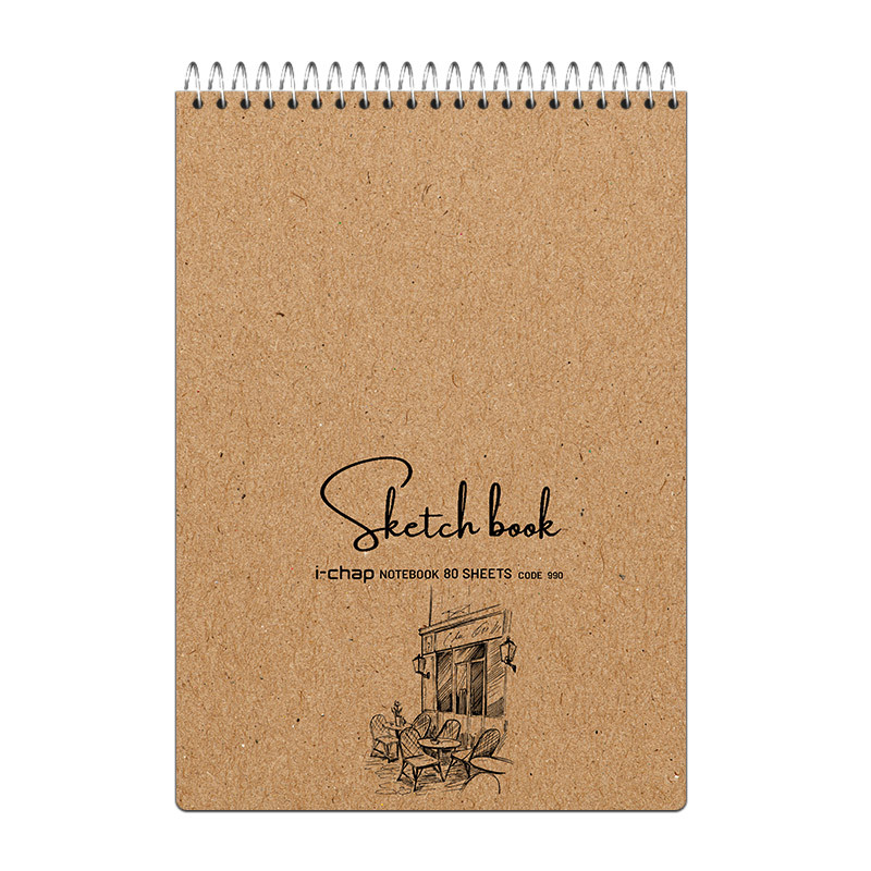 دفتر طراحی 80 برگ آی چاپ مدل کافه کد 990