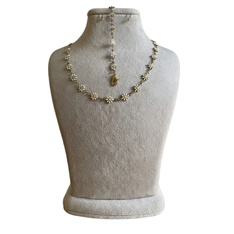 نیم ست زنانه مدل استیل بابونه