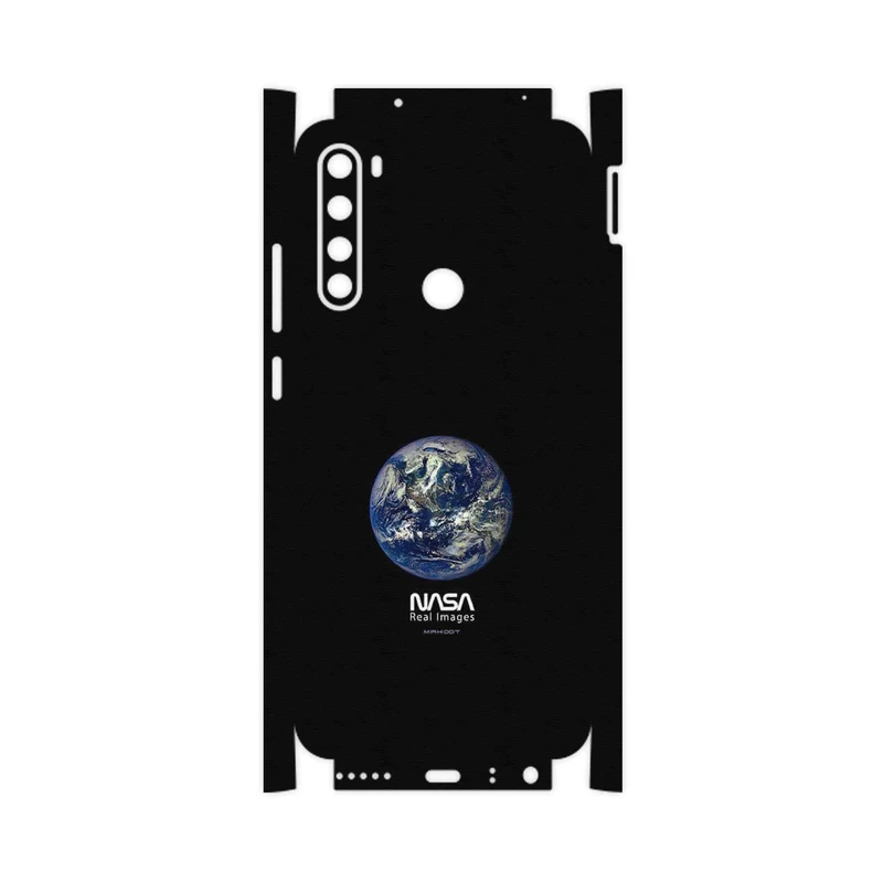 برچسب پوششی ماهوت مدل NASA Home Earth-FullSkin مناسب برای گوشی موبایل شیائومی Redmi Note 8 2021