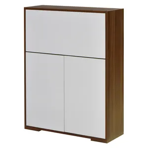 Ista IL200N Light Walnut White Cupboard