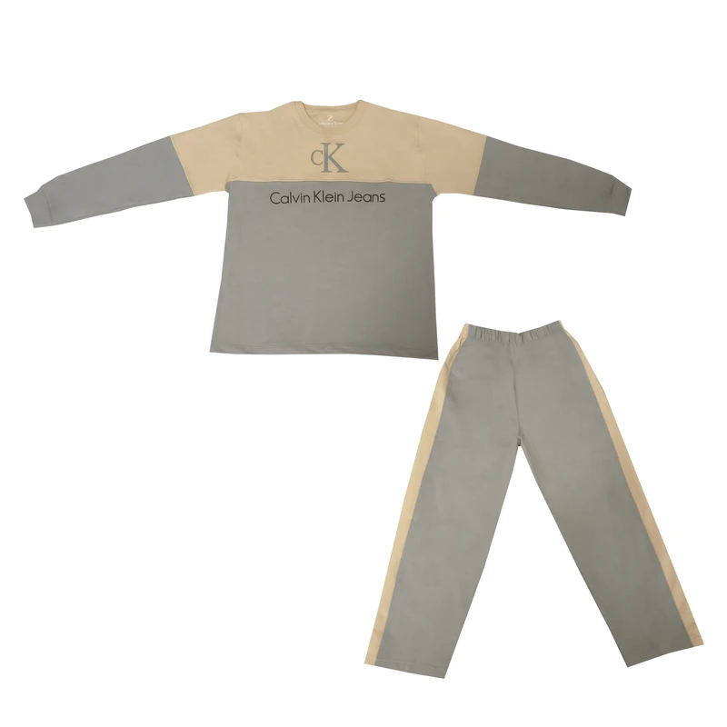 ست سویشرت آستین بلند و شلوار راحتی دخترانه مدل 1293