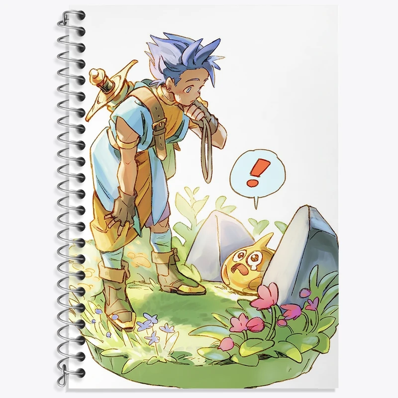 دفتر لغت 50 برگ خندالو طرح بازی دراگون کوئست (Dragon Quest) کد 35232