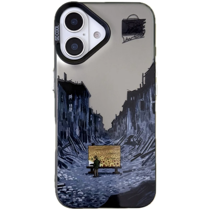 کاور مدل so cool طرح هنر ون گوگ مناسب برای گوشی موبایل اپل iphone 16