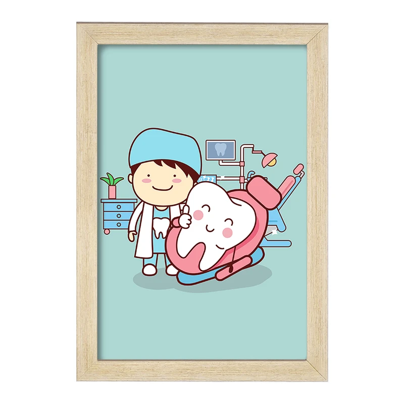 تابلو خندالو مدل دندان و دندان پزشکی کودکانه کد 36742