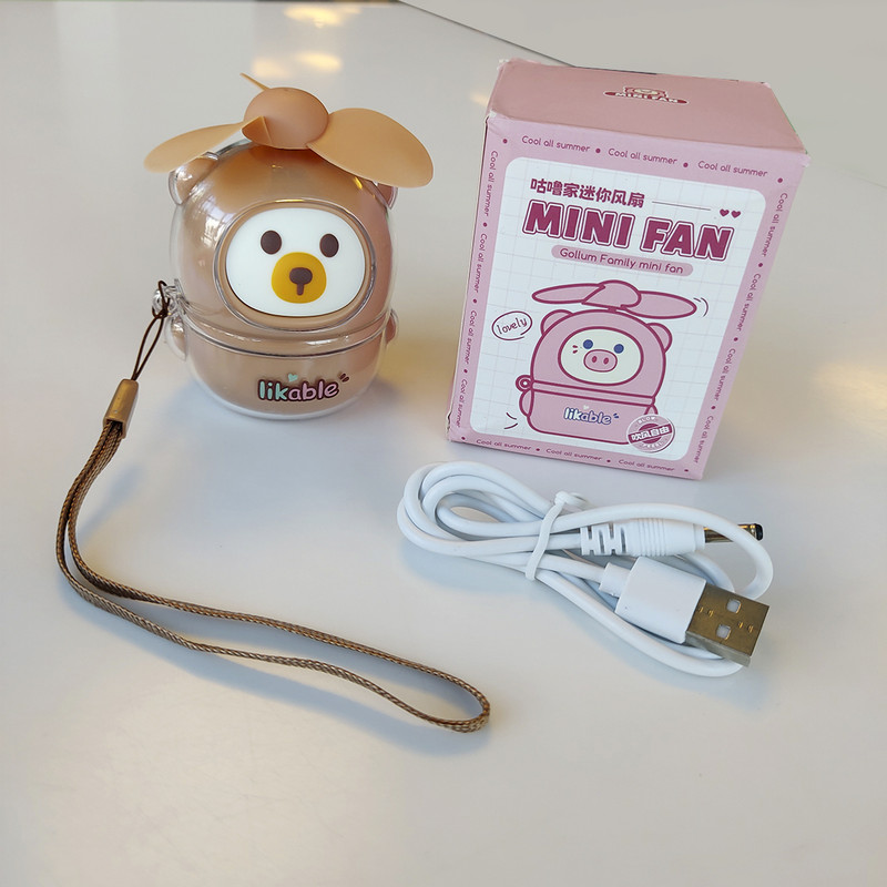 پنکه شارژی طرح عروسکی