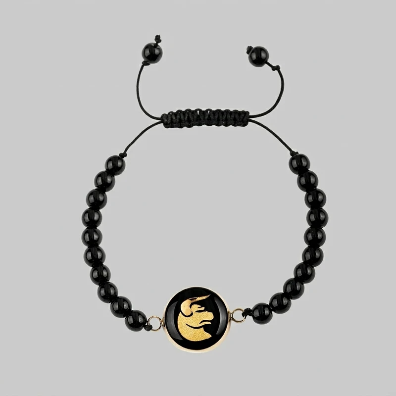 دستبند سنگی زنانه زرمان مدل CBM-O-B02