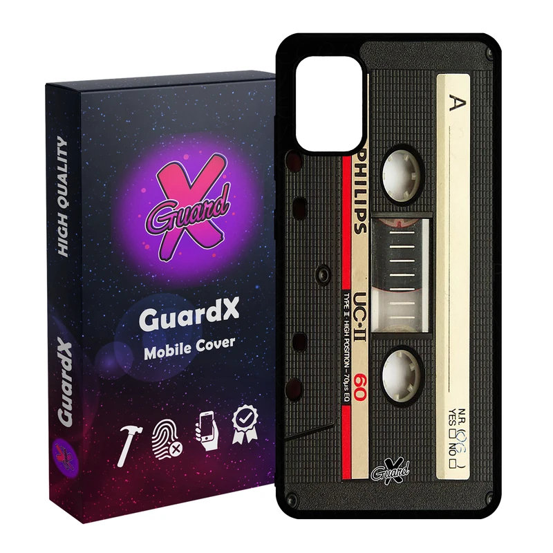 کاور گارد ایکس طرح Cassette مدل Glass10063 مناسب برای گوشی موبایل سامسونگ Galaxy A31