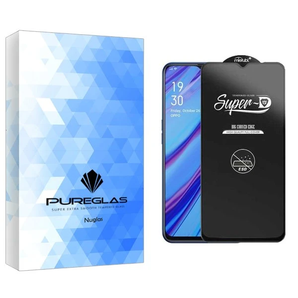 محافظ صفحه نمایش پیور گلس مدل NueGlas SuperD_ESD مناسب برای گوشی موبایل اوپو A9