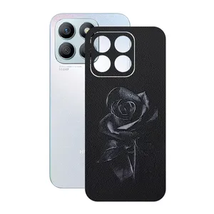 Remax cover sticker Leth model black rose design suitable for Honor X8b mobile phone